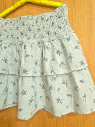 Minifalda volantes Stradivarius floral