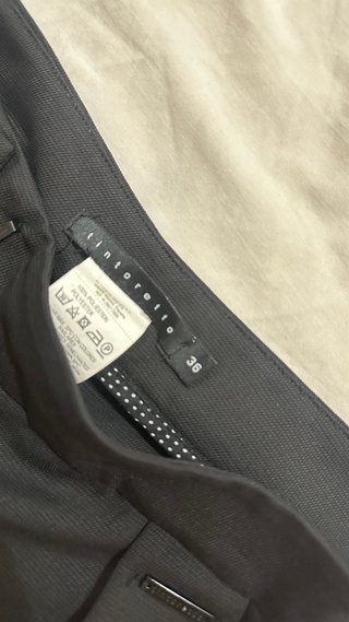 Pantalones de traje Tintoretto negros