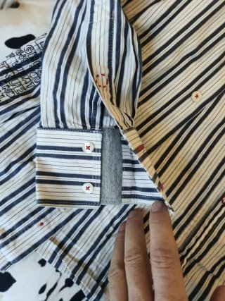 Camisa Jack & Jones Rayas Azul Blanco