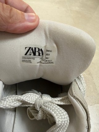 Zapatillas Zara Talla 41 Beige