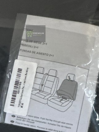 TOYOUN Fundas Asientos Furgonetas y Camiones de 1 + 2 (3 plazas)