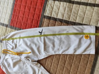 Pantalón Karategui Decathlon Blanco. Talla 140 cm