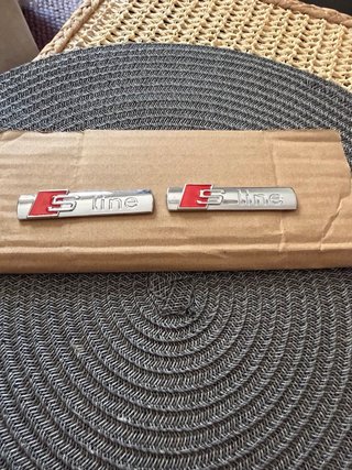 Emblemas, logotipo, insignias Audi S-Line