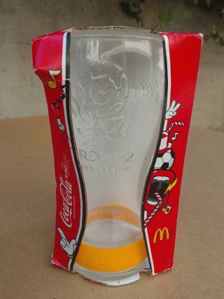 Bicchiere Coca-Cola Euro 2012 McDonald's