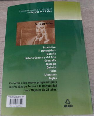 Literatura española, prueba acceso universidad ...