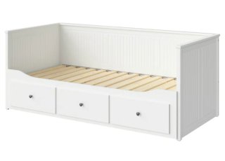 Diván Hemnes Ikea Blanco con Cajones
