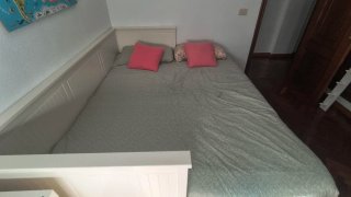 Diván Hemnes Ikea Blanco con Cajones