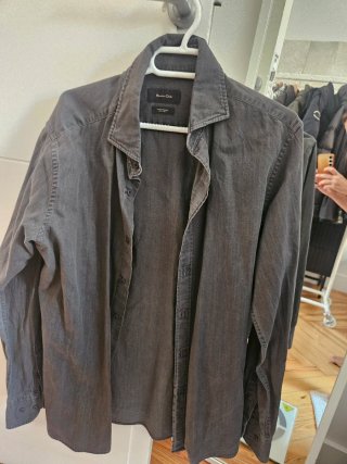 Camisa Massimo Dutti gris
