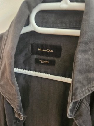 Camisa Massimo Dutti gris