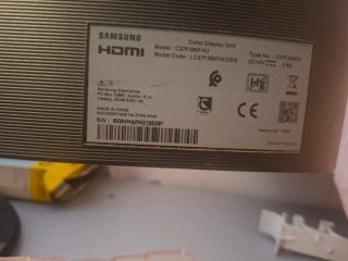 Monitor Samsung Curvo 32 Negro