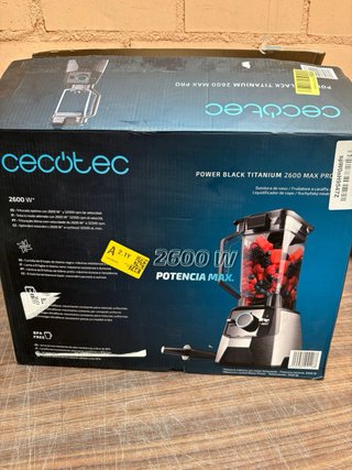 AVERIADO Batidora Cecotec Power Black Titanium