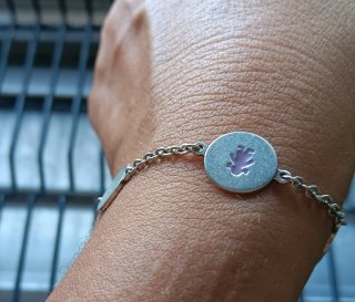 Pulsera Tous Esmalte Corazón, Rana, Niña