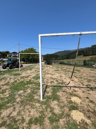 Porterías de fútbol metálicas
