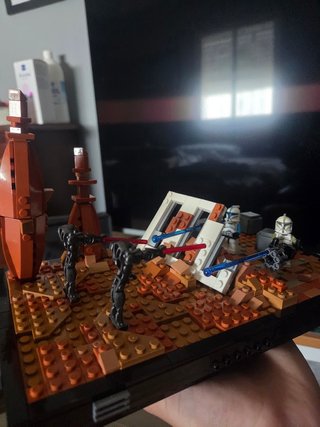 Lego Star Wars MOC Geonosis Clones y Droides