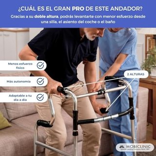 Andador Mobiclinic para ancianos