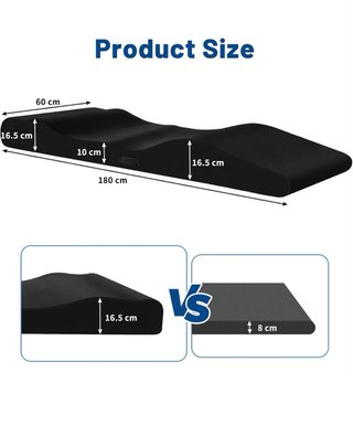 Topper profesional masaje 180x60 cm