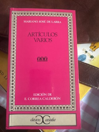 Artículos varios . (Spanish Edition)