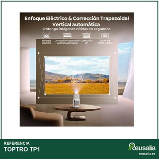 Proyector portátil TOPTRO TP1 4K wifi bluetooth