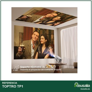Proyector portátil TOPTRO TP1 4K wifi bluetooth