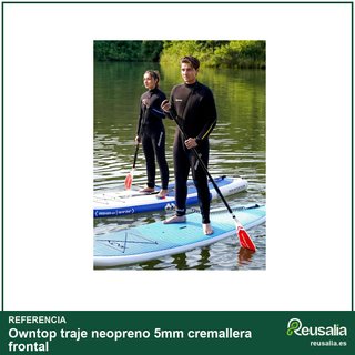 Owntop traje neopreno 5mm cremallera frontal