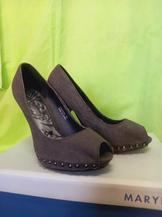 Zapatos de tacón MARYPAZ grises talla 36
