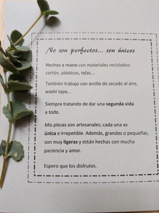 Pendientes hechos a mano
