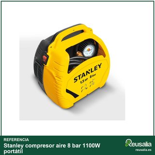 Stanley compresor aire 8 bar 1100W portátil