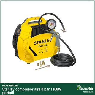 Stanley compresor aire 8 bar 1100W portátil
