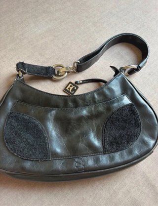 Bolso Enrico Coveri Negro/Gris