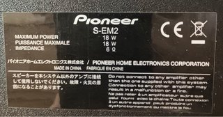 Mini cadena equipo de música Pioneer