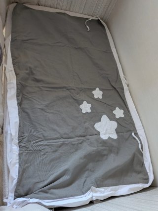 Funda nórdica y bajera maxicuna estrellas