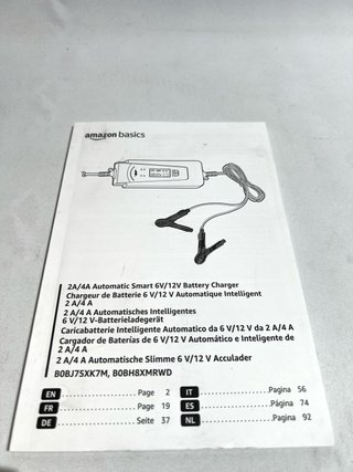 Cargador Batería Coche Amazon Basics