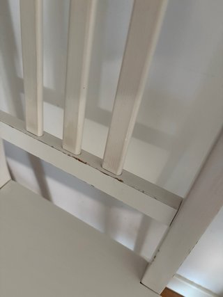 2 Sillas Madera Blanca IKEA