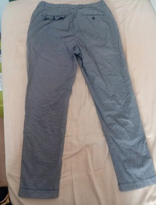 Pantalón chino gris Maison Clochard