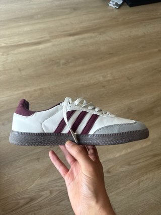 Adidas Samba Blancas y Granate Talla 42