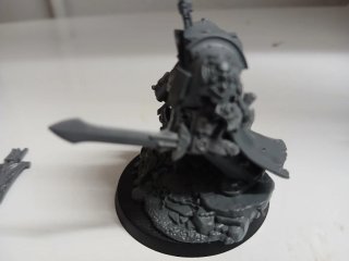Miniatura exterminador Ángel Oscuro conversionada