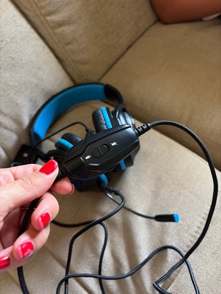 Auriculares Gaming Azul y Negro