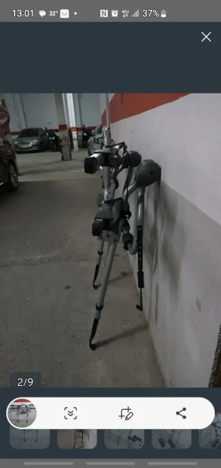 Portabicicletas para portón trasero, dos bicicleta