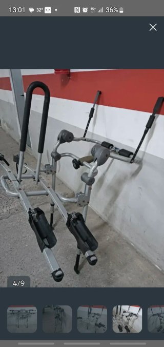 Portabicicletas para portón trasero, dos bicicleta
