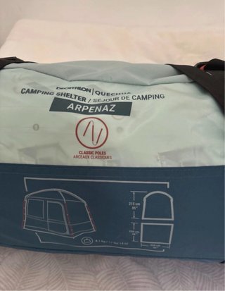 Carpa Decathlon Azul/Gris
