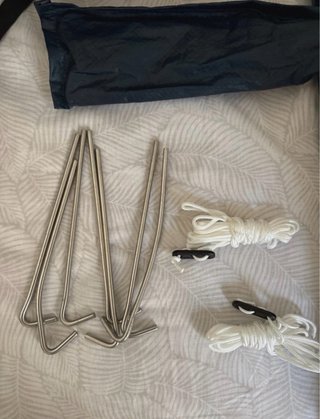 Carpa Decathlon Azul/Gris