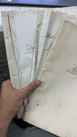 Libro contabilidad inventario tienda 1878