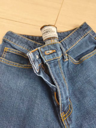 Stradivarius Jeans Hombre Azul