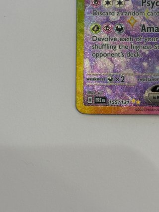 Espeon EX Carta Pokémon 155/131 Tera
