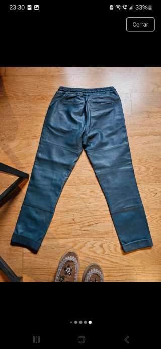 Pantalón Piel Zadig & Voltaire Deluxe Teal