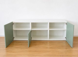Mueble TV IKEA BESTÅ  con Tablero de Cristal