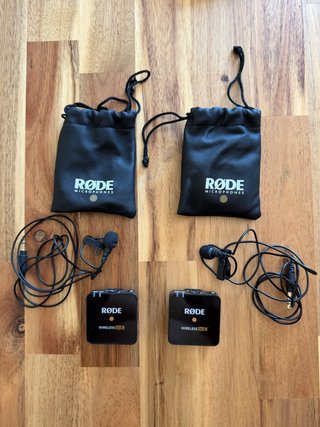 Micrófonos Rode Wireless GO II + 2 Lavalier