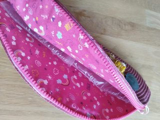 Bolso de mano rosa