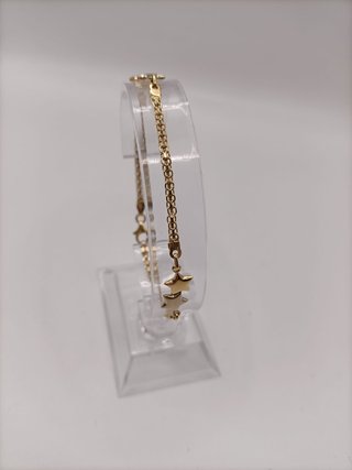 Pulsera Oro 18k - Bismark Estrella - 4,30gr-19ctms