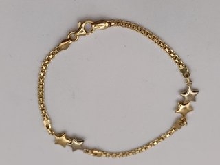Pulsera Oro 18k - Bismark Estrella - 4,30gr-19ctms